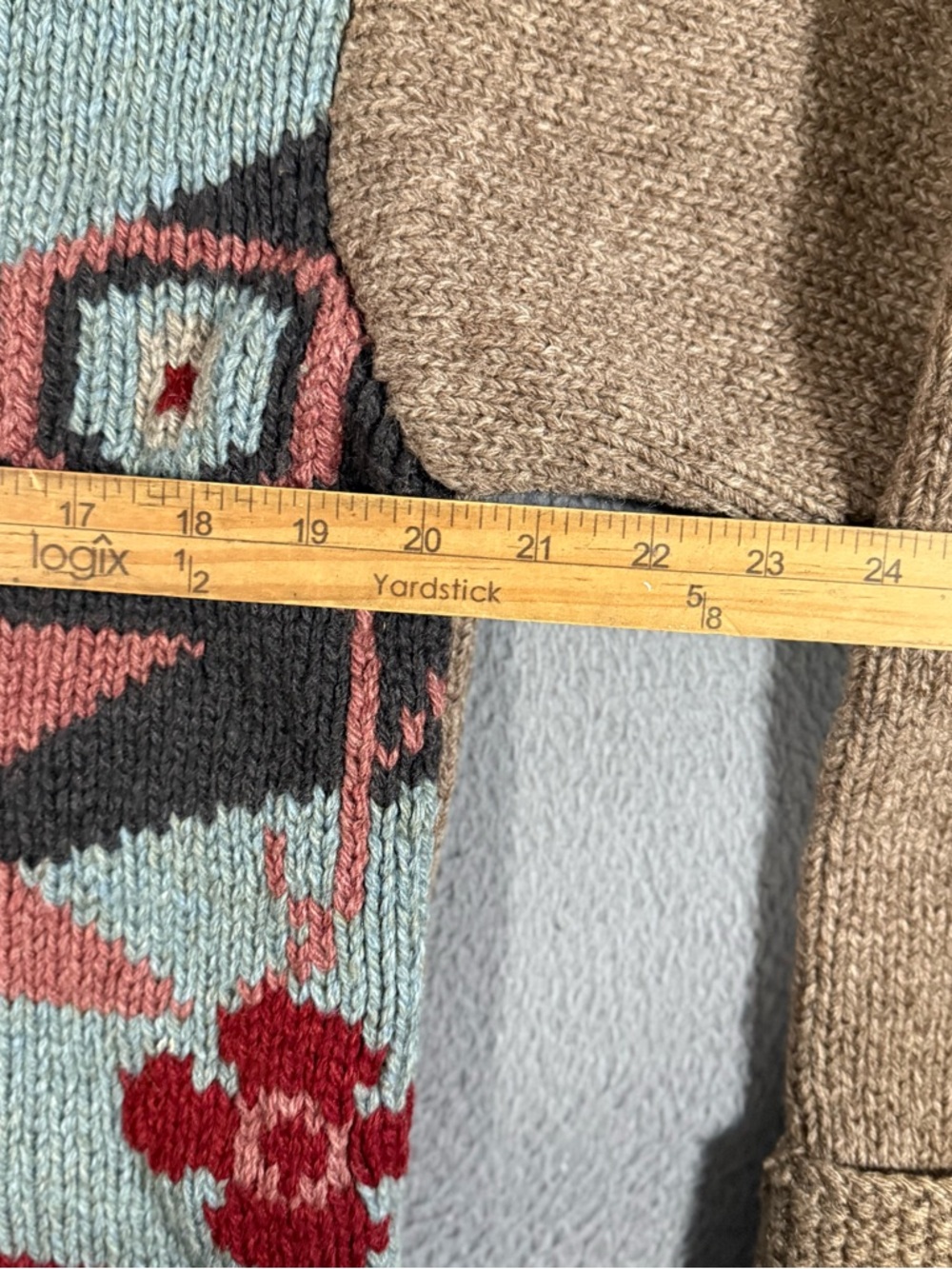 Vintage 1990 Ralph Lauren Polo Country Equestrian Wool Cardigan / Sweater Size S - Picture 8 of 8